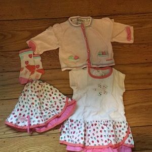Very cute strawberry dress set from Kenzo